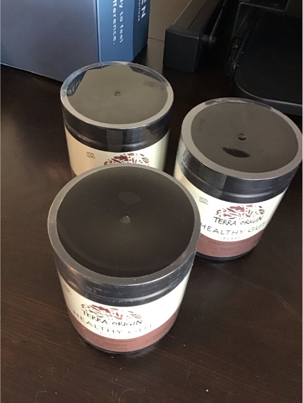 Set of 3 terra origin healthy gut, new, exp 8 and 9 2026